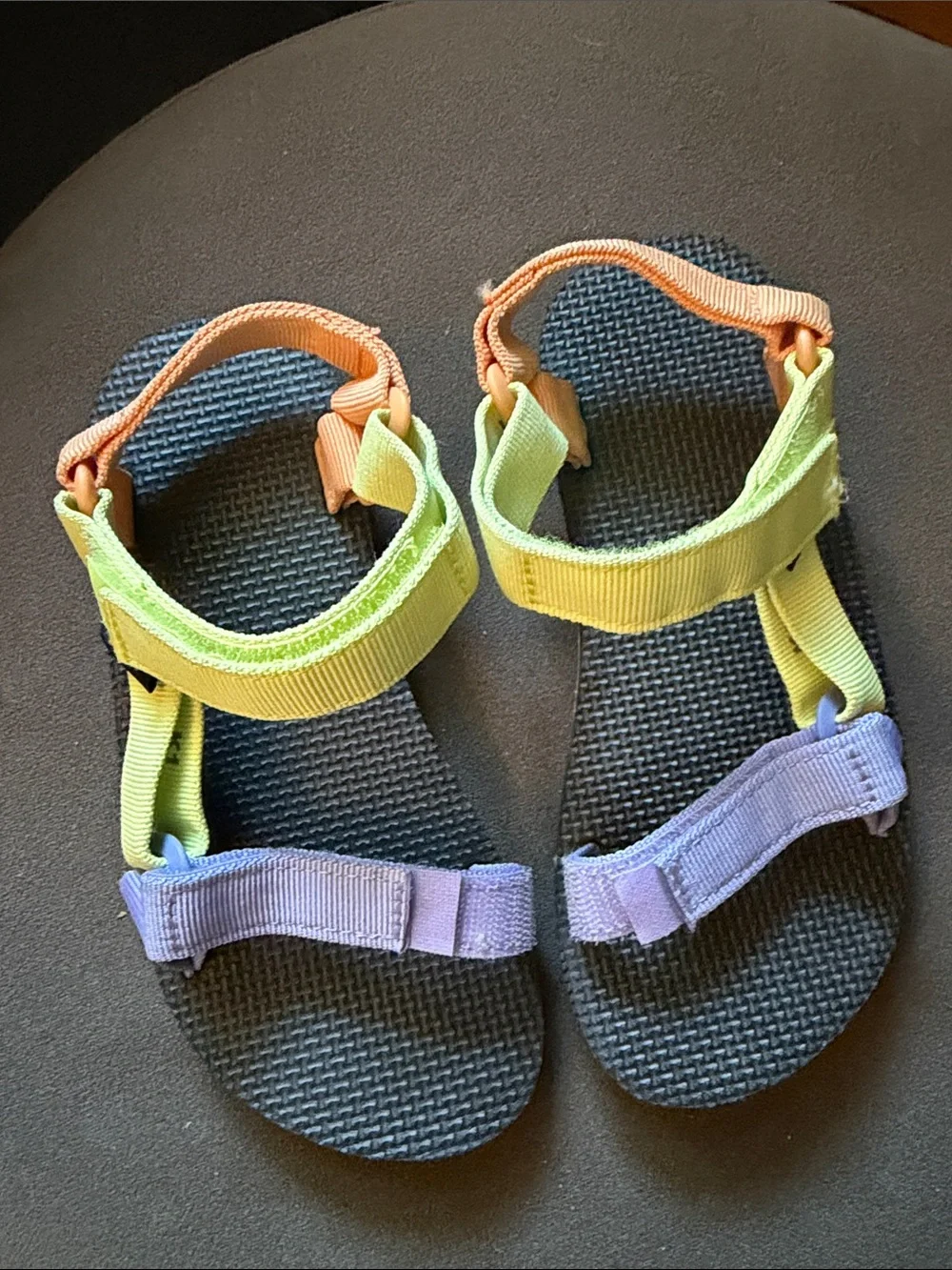 Teva Kids Universale Sandals Multi-Color Straps Yellow, Orange, Purple